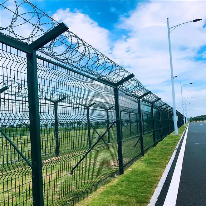 機場防護網圍欄施工細節(jié)